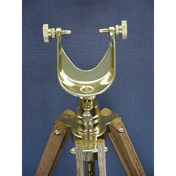 The Glass Eye Messingfernrohr Cape-Cod All Brass Stativ aus Teakholz