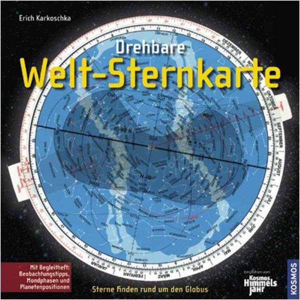 Kosmos Verlag Drehbare Welt-Sternkarte