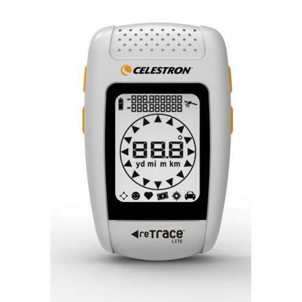 Celestron reTrace Lite GPS Fährtensucher inkl.digit. Kompass, weiß