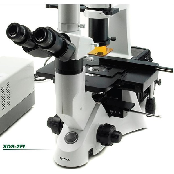 Optika Inverses Mikroskop XDS-2FL, trinokular, invers, Floureszenz