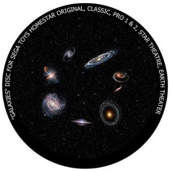 Redmark Dia für das Sega Homestar Planetarium Galaxien
