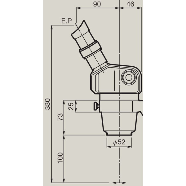 Nikon Zoom-Stereomikroskop SMZ460, bino, 0.7x-3x, 45°, FN21, W.D.100mm, Durchlicht, LED