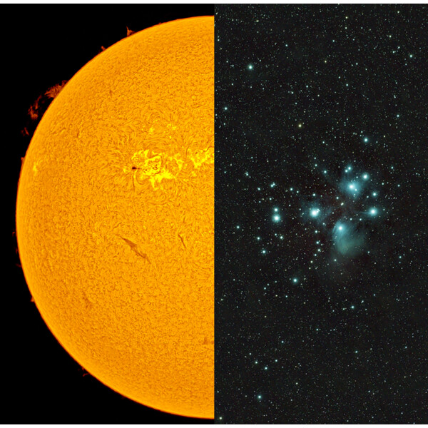 Lunt Solar Systems Sonnenteleskop ST 70/420 LS60MT Ha B600 Allround OTA