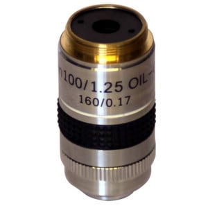 Optika Objektiv M-059, 100x Öl mit Irisblende für Dunkelfeld für B-380, B-500