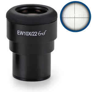 Euromex Messokular IS.6210-CM, WF 10x / 22,10/100 microm., crosshair, Ø 30mm (iScope)