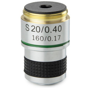 Euromex Objektiv 20x/0.40 achro., Parafocal 35 mm, MB.7020 (MicroBlue)