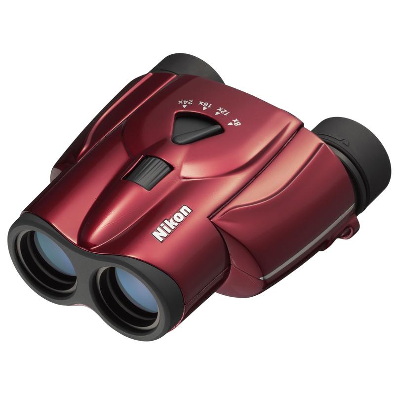 Nikon Zoom-Fernglas Aculon T11 8-24x25 Zoom, red