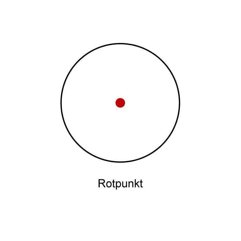 Tasco Zielfernrohr Propoint 1x26, 5 M.O.A Red Dot Absehen, beleuchtet