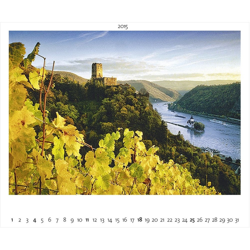 Palazzi Verlag Kalender Naturland Deutschland 2015
