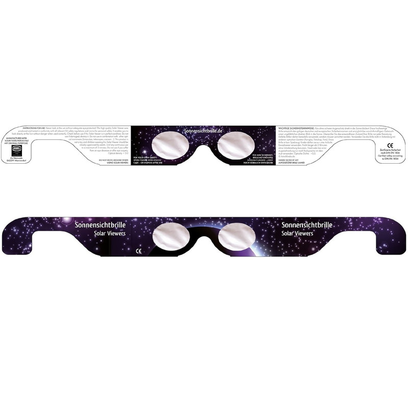 Baader Sonnensichtbrille - Sonnenfinsternisbrille - Sofi-Brille, 10 Stück