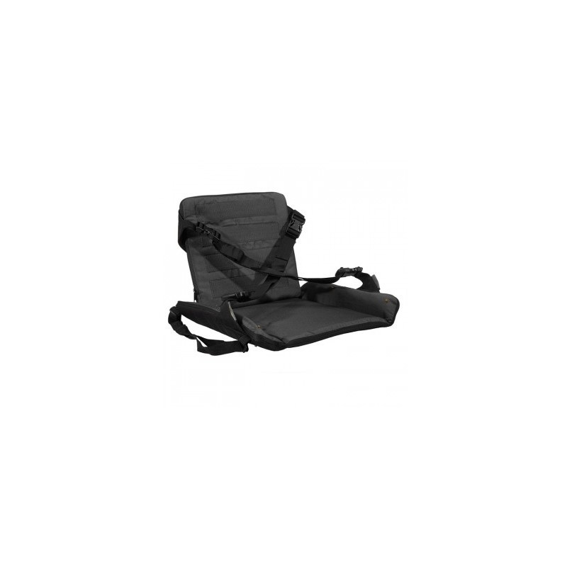 Stealth Gear Sitzkissen mit Rückenlehne faltbar schwarz