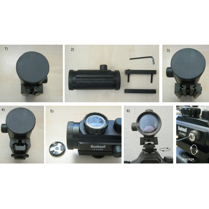 ASToptics Leuchtpunktsucher mit Blitzschuhadapter für DSLR