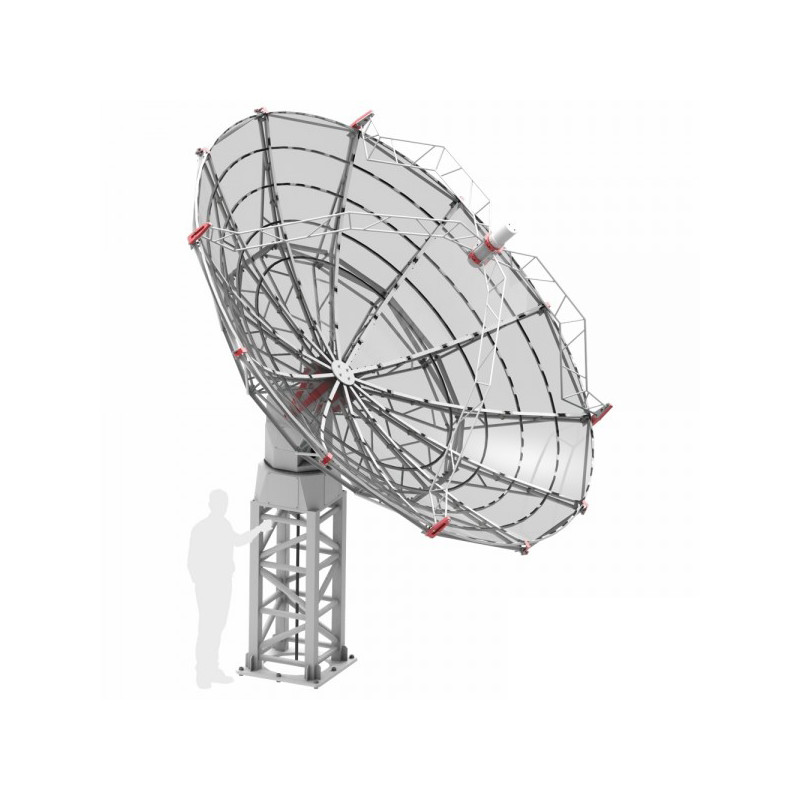 Radio2Space Radioteleskop Spider 500A Advanced mit wetterfester AZ-Montierung GoTo