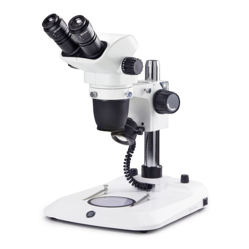Euromex Zoom-Stereomikroskop NexiusZoom EVO, NZ.1702-P, 6,5x to 55x, Säule, 3 W LED, bino