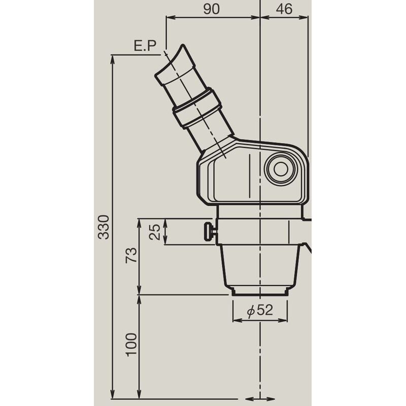 Nikon Zoom-Stereomikroskop SMZ460, bino, 0.7x-3x, 45°, FN21, W.D.100mm, Durchlicht, LED