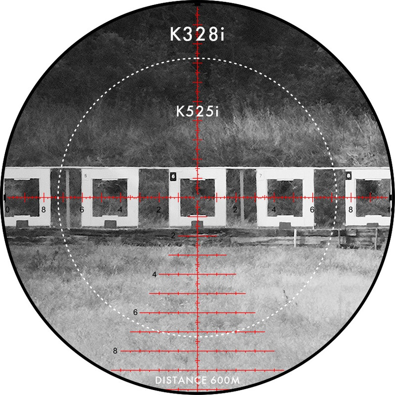 Kahles Zielfernrohr K328i 3,5-28x50 DLR SKMR4+, ccw, rechts