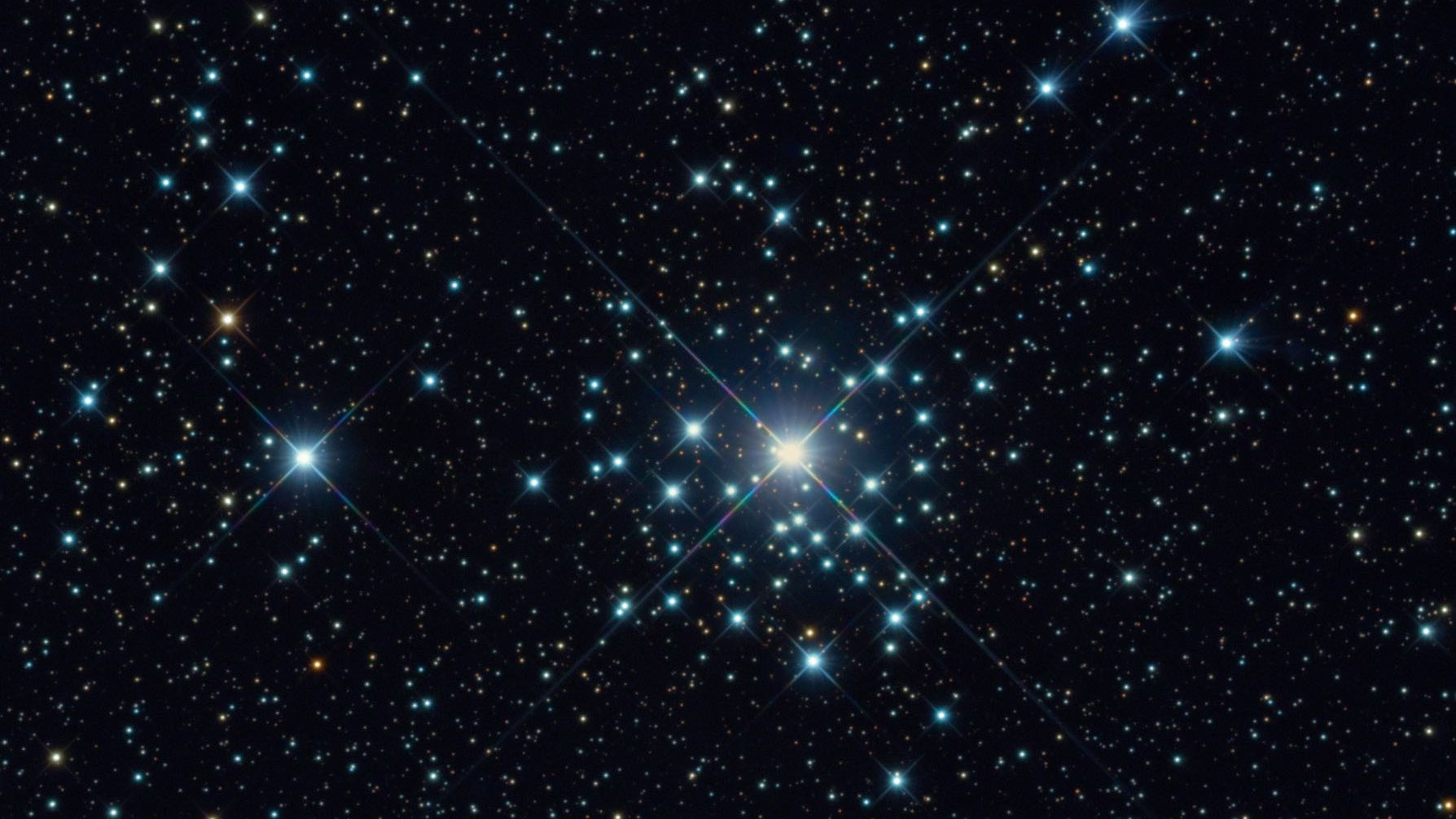Der Sternhaufen NGC 2362 im Sternbild Großer Hund aufgenommen mit einem 20 Zoll RC-Teleskop bei 4492mm Brennweite.
Bernhard Hubl und das CEDIC Team / CCD Guide