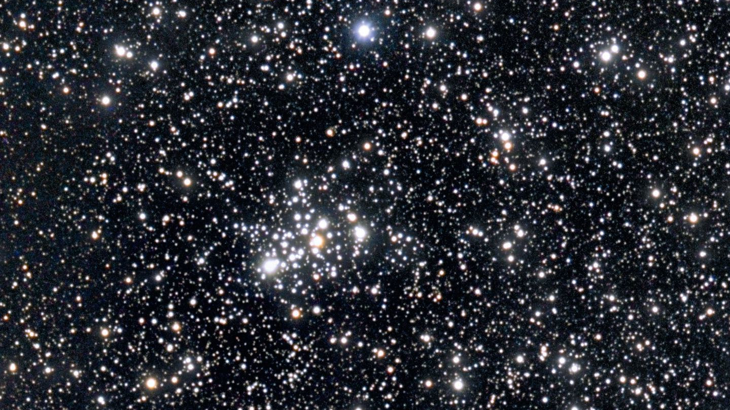 Der offenen Sternhaufen M 103 im Sternbild Kassiopeia. Peter Knappert