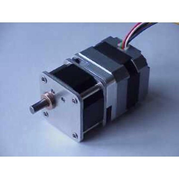 Astro Electronic SECM3-Schrittmotor mit Getriebe 10:1, Welle Durchmesser 6mm