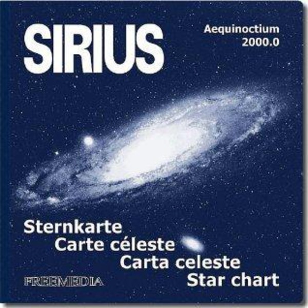 Freemedia Sternkarte Carta celeste SIRIUS Grande modello