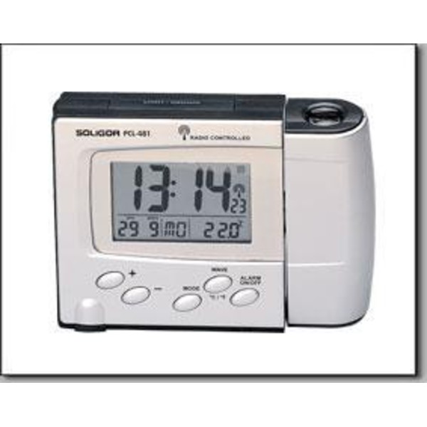 Soligor PCL-481 Projektions-Funkuhr, -wecker