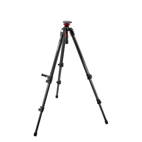 Manfrotto Carbon-Dreibeinstativ Mdeve-Video-Stativ mit 50mm Nivellierhalbschale 745CX3
