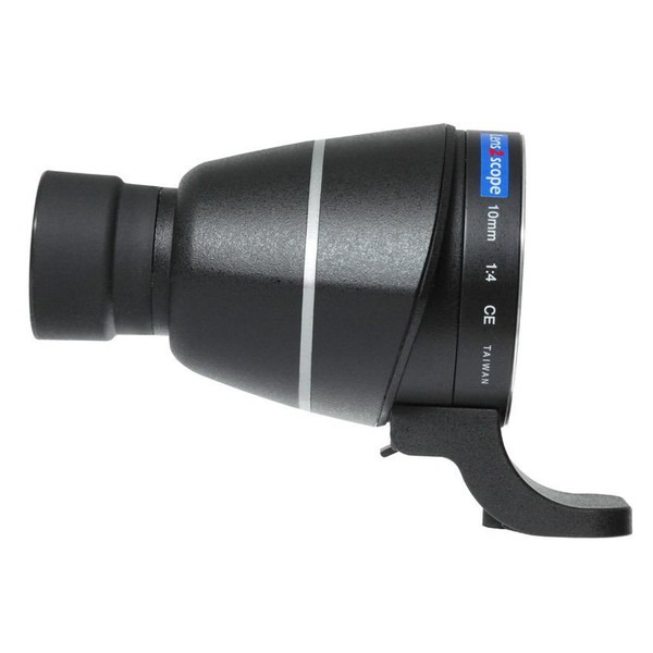 Lens2scope Okularansatz 10mm, passend für Nikon F, schwarz, Geradeinsicht