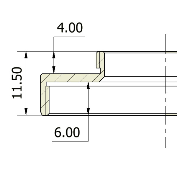 Omegon Adapter C-Mount (männlich) auf T2 (weiblich)