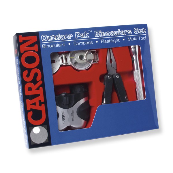 Carson Outdoor Set mit Fernglas und Kompass