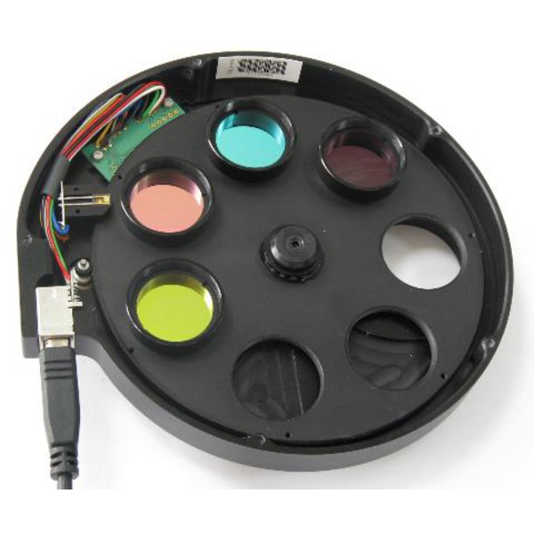 i-Nova Motorisiertes Filterrad 1,25" mit LRGB Filterset und C-Mount Adapter