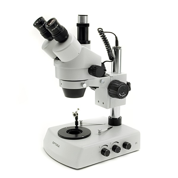 Optika Zoom-Stereomikroskop SZM-GEM-2, trinokular, Zoom, gemmologisch