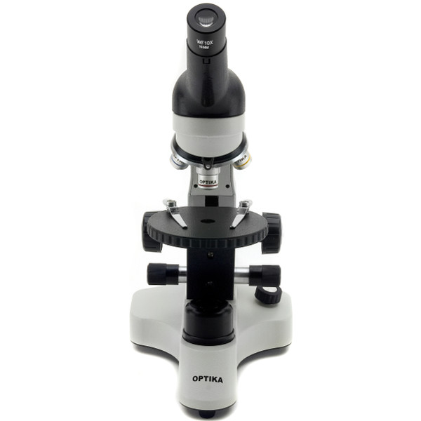 Optika Mikroskop B-20R, monokular, LED, mit aufladbaren Akkus