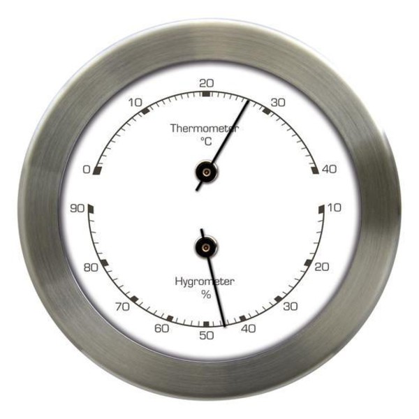 Eschenbach Wetterstation Thermo-Hygrometer edelstahl 528213