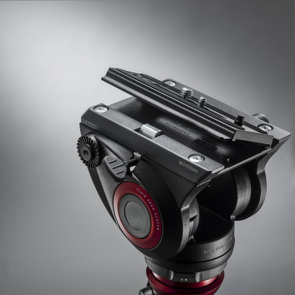 Manfrotto Carbon-Dreibeinstativ MVH500AH,755CX3 mit Fluid-Videoneiger