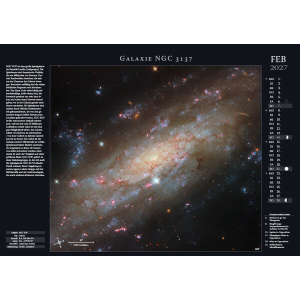 Astronomie-Verlag Weltraum-Kalender 2027