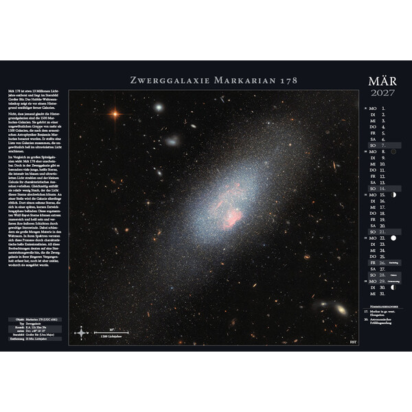 Astronomie-Verlag Weltraum-Kalender 2027
