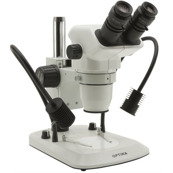 Optika Zoom-Stereomikroskop Stereomikroskop SZN-5, binokular, Zoom, 7x-45x, LED