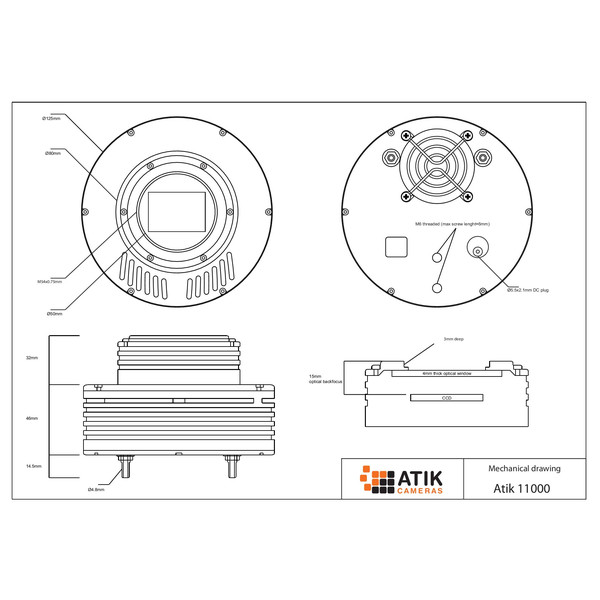 Atik Kamera 11000 Mono