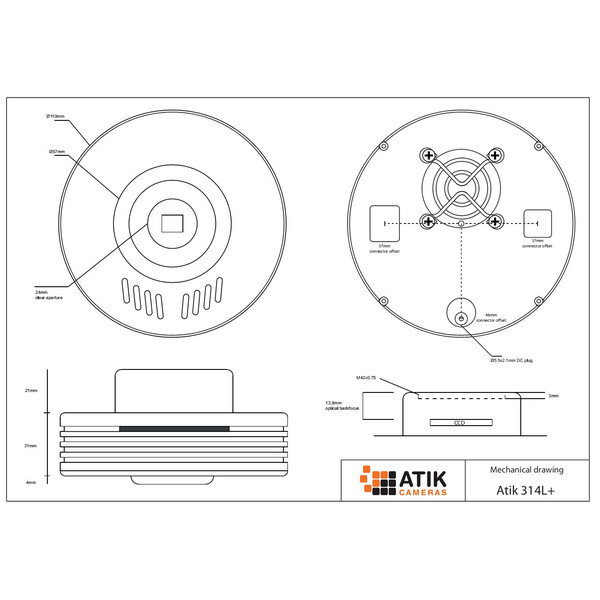 Atik Kamera 314L+ Mono