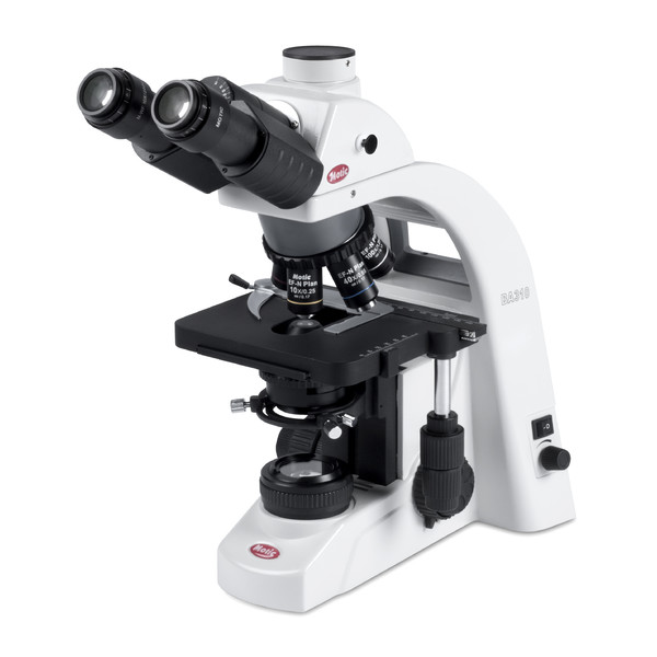 Motic Mikroskop BA310 trino, Kamera Moti-cam 3+, Kameraadapter 0,5x c-mount