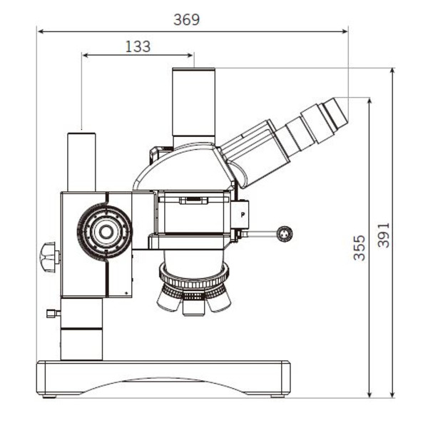 Motic Mikroskop BA310 MET-H, trinokular