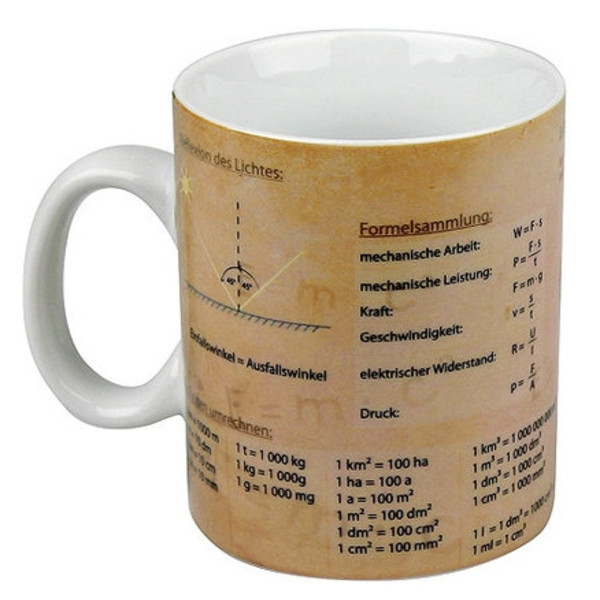 Könitz Tasse Wissensbecher Physik