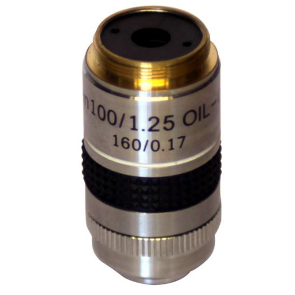 Optika Objektiv M-059, 100x Öl mit Irisblende für Dunkelfeld für B-380, B-500