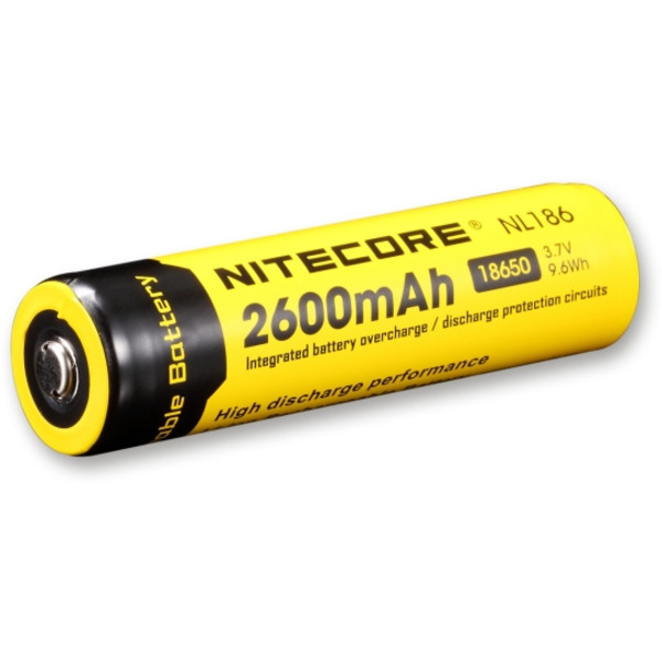 Nitecore Li-ION Akku 18650, 2600mAh