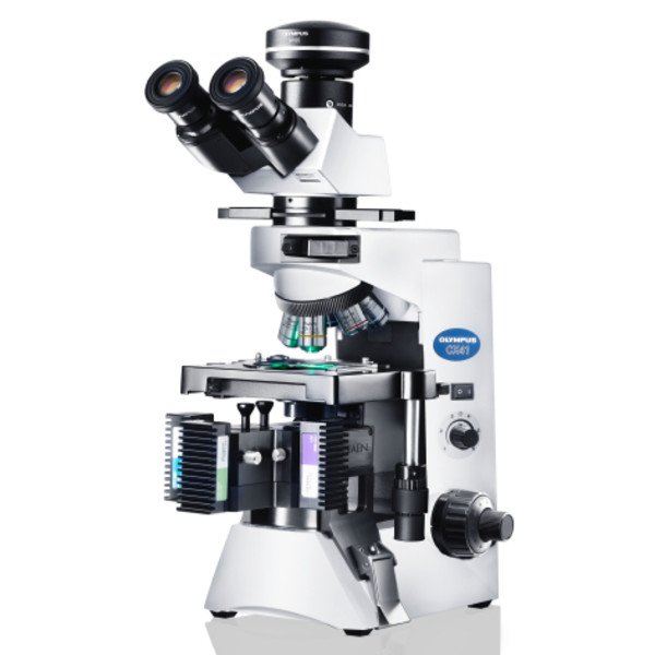 Evident Olympus Mikroskop CX41 Hämatologie, trino, Hal, 40x, 500x, 1000x