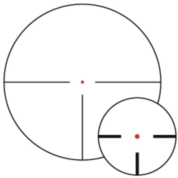 DOCTER Zielfernrohr Unipoint 1,5-6x42, Reticle: 4-0