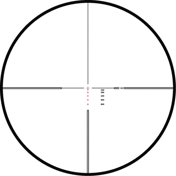 HAWKE Zielfernrohr ENDURANCE LER 3-9x40; Marksman .223/.308