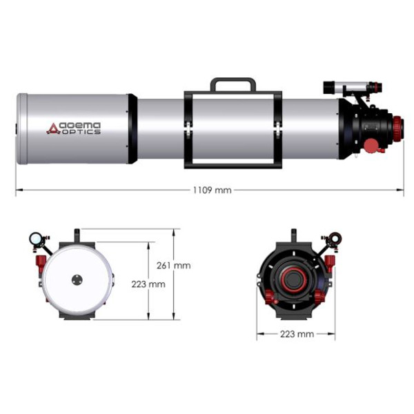 Agema Optics Apochromatischer Refraktor AP 150/1200 SD 150 F8 OTA