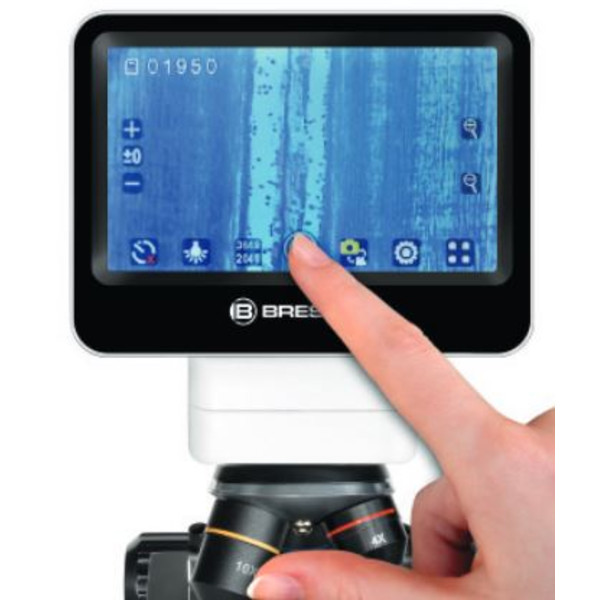 Bresser LCD-Mikroskop Touch, 5MP, 40x-1400x