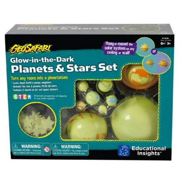 Learning Resources GeoSafari® Glow-in-the-Dark Planeten und Sterne